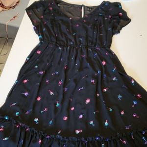 NWOT drinks black dress size 1